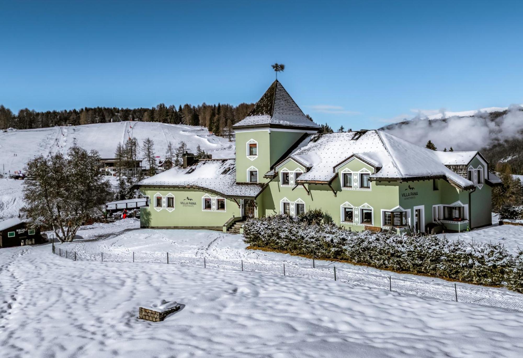 Villa Pana Santa Cristina Val Gardena Bagian luar foto